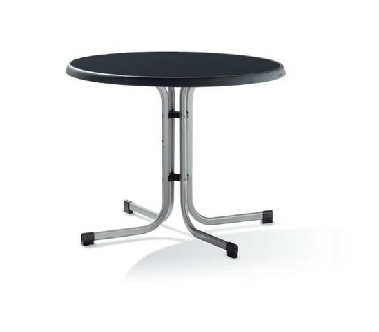 Klapptisch >Boulevard< in Schiefer anthrazit, mecalit®-PRO - 72x85cm (HxD)