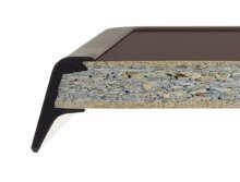Klapptisch >Boulevard< in Schiefer anthrazit, mecalit®-PRO - 72x85cm (HxD)
