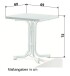 Klapptisch >Boulevard< in Schiefer anthrazit, mecalit®-PRO - 69x72x69cm (BxHxT)