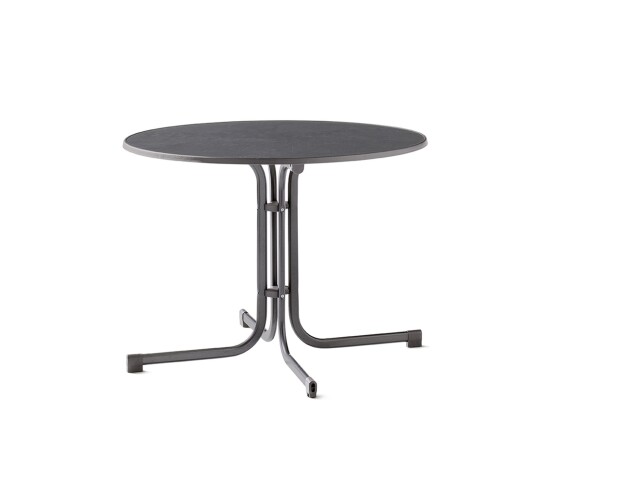 Klapptisch >Boulevard< in Schiefer anthrazit, mecalit®-PRO - 72x99cm (HxD)