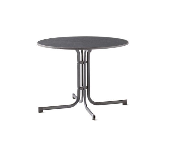 Klapptisch >Boulevard< in Schiefer anthrazit, mecalit®-PRO - 72x99cm (HxD)