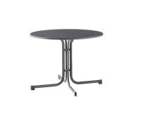 Klapptisch >Boulevard< in Schiefer anthrazit, mecalit®-PRO - 72x99cm (HxD)