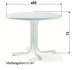 Klapptisch >Boulevard< in Schiefer mocca, mecalit®-PRO - 72x99cm (HxD)