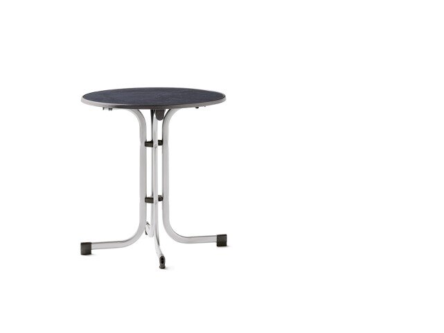 Klapptisch >Boulevard< in Schiefer anthrazit, mecalit®-PRO - 72x68cm (HxD)