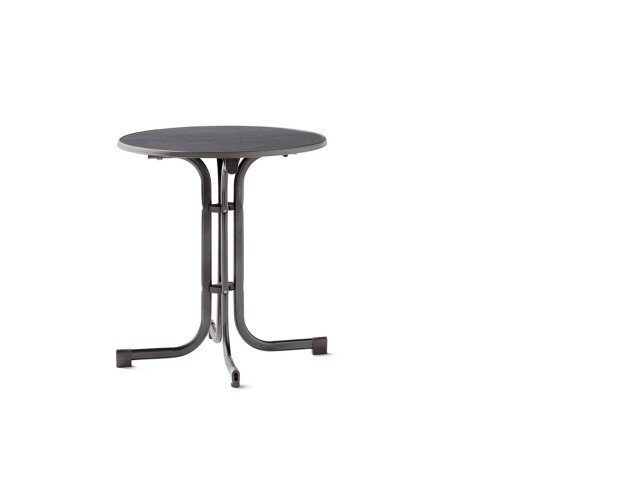 Klapptisch >Boulevard< in Schiefer anthrazit, mecalit®-PRO - 72x68cm (HxD)