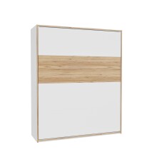 Schrankbett >SMARTROOM< Regale sorgen für viel Stauraum, platzsparend Made in Europe, inklusive Lattenrost, ca. 170x215cm