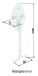 Stehtisch >Party< in Schiefer anthrazit, mecalit®-PRO - 112x70cm (HxD)