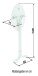 Stehtisch >Party< in Schiefer anthrazit, mecalit®-PRO - 112x70cm (HxD)