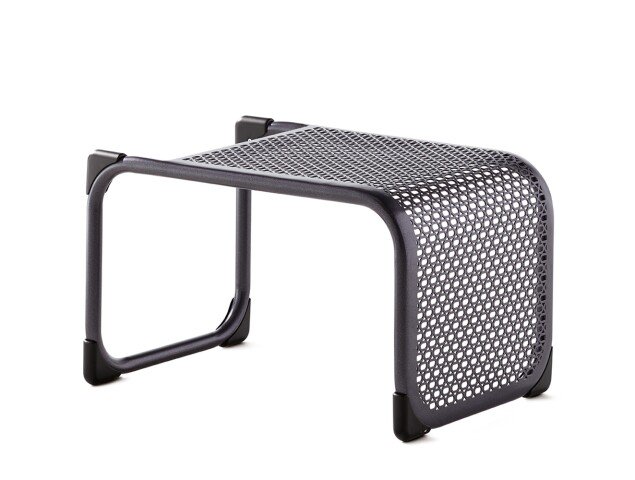 Beistelltisch >Samoa< in Eisengrau, Aluminium - 36x60x40cm (BxHxT)
