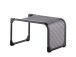Beistelltisch >Samoa< in Eisengrau, Aluminium - 36x60x40cm (BxHxT)