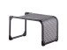 Beistelltisch >Samoa< in Eisengrau, Aluminium - 36x60x40cm (BxHxT)