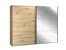Schwebetürenschrank >TRONDHEIM< in Artisan Eiche - 269,8x210,5x62,9cm (BxHxT)