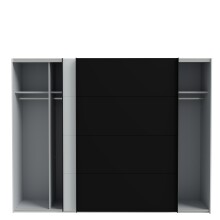 Kleiderschrank >HIGH ROCK< in Secret grey - 269,9x210,5x61,2cm (BxHxT)