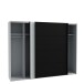 Kleiderschrank >HIGH ROCK< in Secret grey - 269,9x210,5x61,2cm (BxHxT)