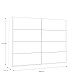 Kleiderschrank >HIGH ROCK< in Secret grey - 269,9x210,5x61,2cm (BxHxT)
