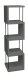 Regal >Sticks< in pine green matt lack - 33x126x33cm (BxHxT)