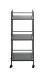 Beistelltisch >54522< in schwarz, Metall - 35x92x35cm (BxHxT)