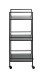 Beistelltisch >54522< in schwarz, Metall - 35x92x35cm (BxHxT)