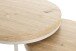 Beistelltisch >47787< (2er Set) in eiche, grau, MDF, Metall - 43x32cm (HxD)