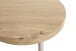 Beistelltisch >52712< in eiche, grau, MDF, Metall - 50x30cm (HxD)