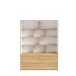 Regal-Schreibtisch >SMARTROOM< in Weiss / Catania Eiche  - 159,4x215x42 (BxHxT)