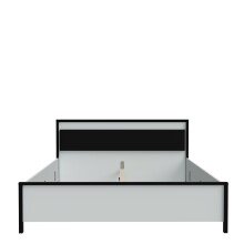 Bett >HIGH ROCK< in Secret grey  - 180x98,7x200cm (BxHxT)
