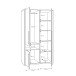 Kleiderschrank >SURFINIO< in Grau  - 108,3x194,3x58,7cm (BxHxT)