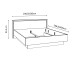 Bett >TRONDHEIM< in Artisan Eiche  - 198,6x93,5x208,6cm (BxHxT)