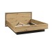 Bett >TRONDHEIM< in Artisan Eiche  - 178,6x93,5x208,6cm (BxHxT)