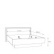 Bett >TRONDHEIM< in Artisan Eiche  - 178,6x93,5x208,6cm (BxHxT)