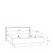 Bett >TRONDHEIM< in Artisan Eiche  - 178,6x93,5x208,6cm (BxHxT)