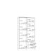 Mehrzweckschrank >JYTANA< in Mauvella Eiche  - 103,4x200,3x40,2cm (BxHxT)