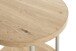 Beistelltisch >52715< in eiche, grau, MDF, Metall - 40x45x40cm (BxHxT)