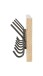 Wandgarderobe >54440< in eiche, schwarz, MDF, Metall - 60x20x10cm (BxHxT)