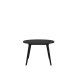 Esstisch >TABLES< in Schwarz  - 110x74,5x110cm (BxHxT)