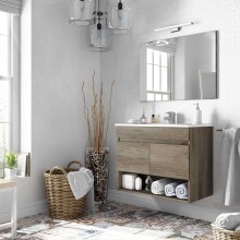 Waschbeckenunterschrank >COTTON< in Nordik -...