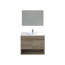 Waschbeckenunterschrank >COTTON< in Nordik - 80x64x45 (BxHxT)