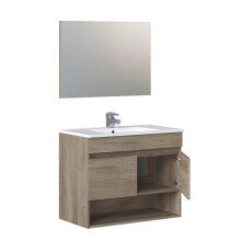 Waschbeckenunterschrank >COTTON< in Nordik - 80x64x45 (BxHxT)