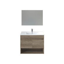 Waschbeckenunterschrank >COTTON< in Nordik - 80x64x45 (BxHxT)