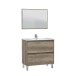 Waschbeckenunterschrank >DAKOTA< in Nordik - 80x80x45 (BxHxT)