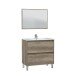 Waschbeckenunterschrank >DAKOTA< in Nordik - 80x80x45 (BxHxT)