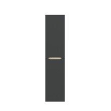 Wandhängeschrank >LOTTO< in Anthrazit-Grau / Eiche - 31x135x26 (BxHxT)