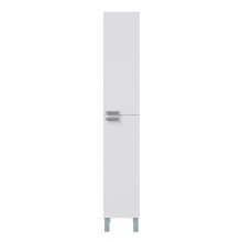 Hochschrank >KONCEPT< in weiß glänzend - 30x182x25 (BxHxT)