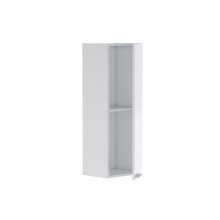Wandhängeschrank >KONCEPT< in weiß glänzend - 30x85x25 (BxHxT)