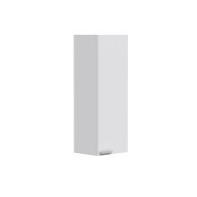 Wandhängeschrank >KONCEPT< in weiß glänzend - 30x85x25 (BxHxT)