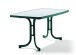 Klapptisch >Boulevard< in Mamor weiß, mecalit®-PRO - 150x72x90cm (BxHxT)