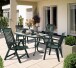 Klapptisch >Boulevard< in Mamor weiß, mecalit®-PRO - 150x72x90cm (BxHxT)