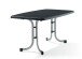 Klapptisch >Boulevard< in Schiefer anthrazit, mecalit®-PRO - 150x72x90cm (BxHxT)