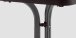 Klapptisch >Boulevard< in Schiefer anthrazit, mecalit®-PRO - 150x72x90cm (BxHxT)