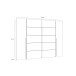 Kleiderschrank >RAYONG< in Artisan Eiche  / Schwarz  - 270,3x210x61,2cm (BxHxT)